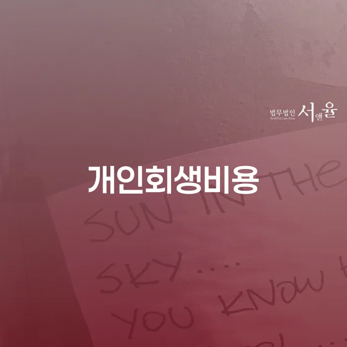 개인회생전문 대출 받은 돈채무조정 추천하는 곳