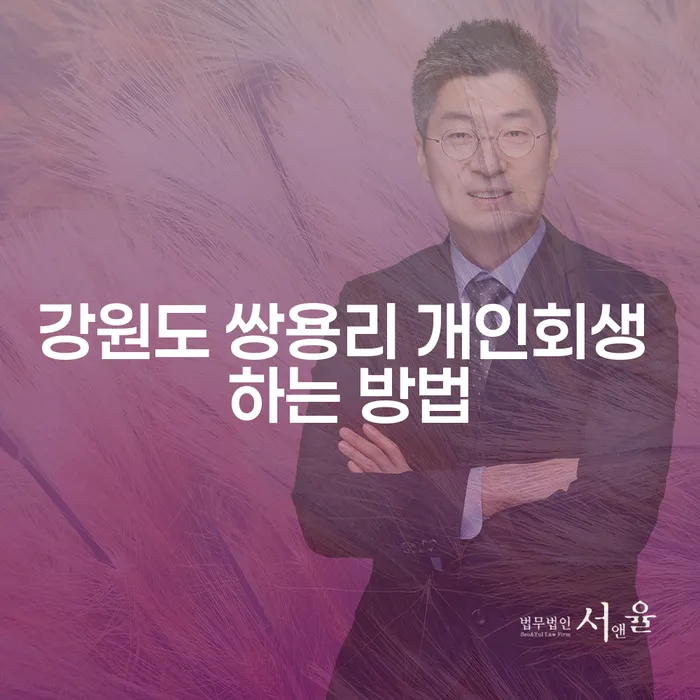 강원도 쌍용리에서 개인회생을 신청하는 효과적인 방법은 무엇일까요?