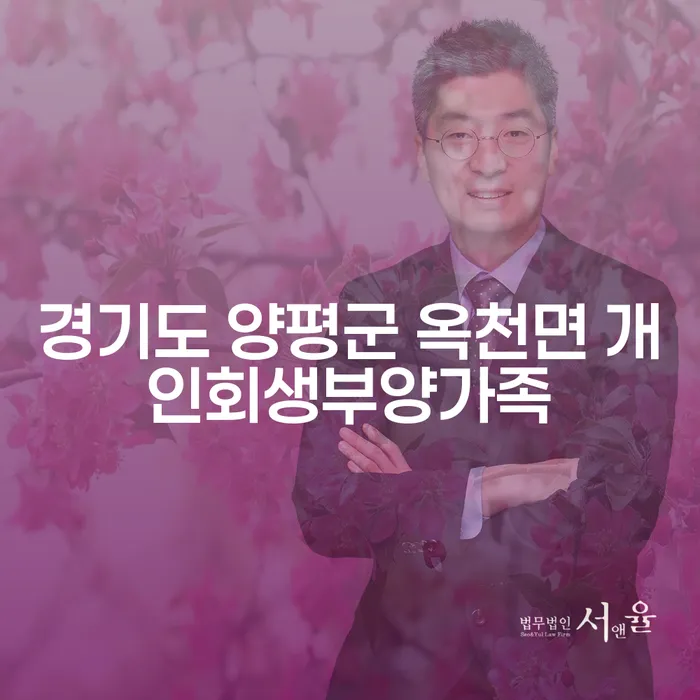 경기도 양평군 옥천면 개인회생부양가족, 어떻게 준비하나요?